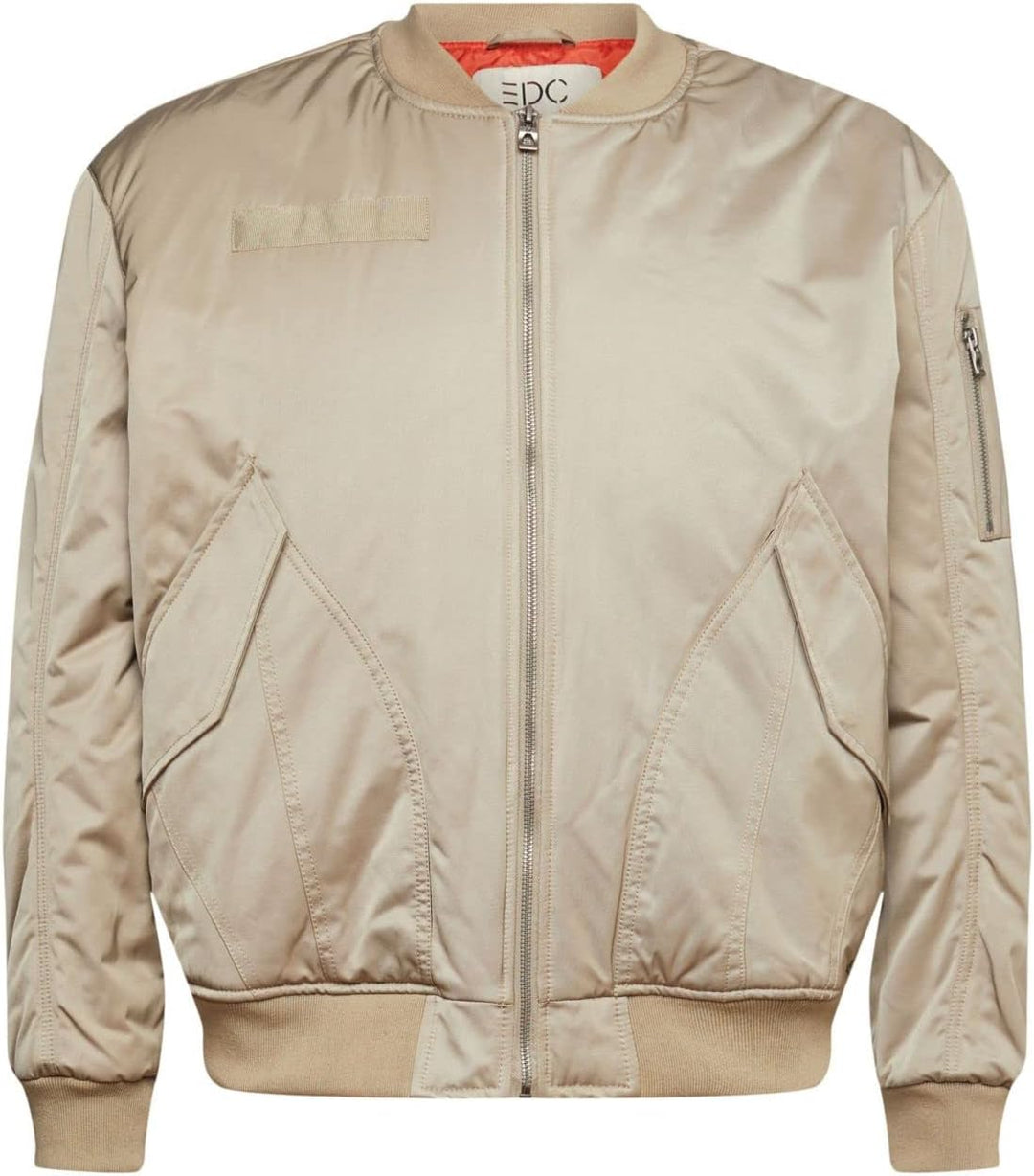 ESPRIT Herren Jacke M 265/Pale Khaki, M 265/Pale Khaki