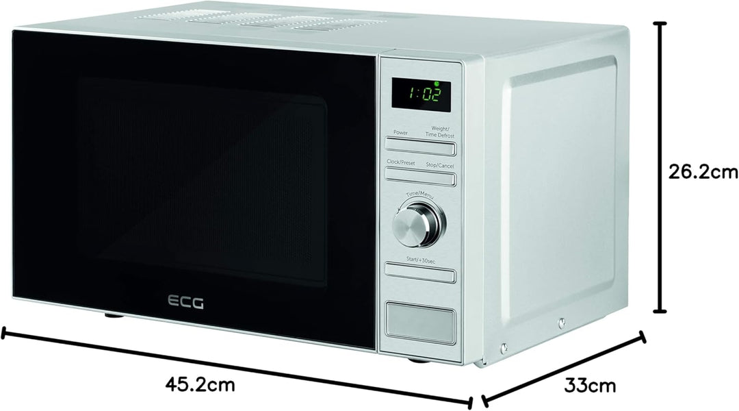 ECG MTD 2071 SE Multifunktionale Mikrowellen, Silber