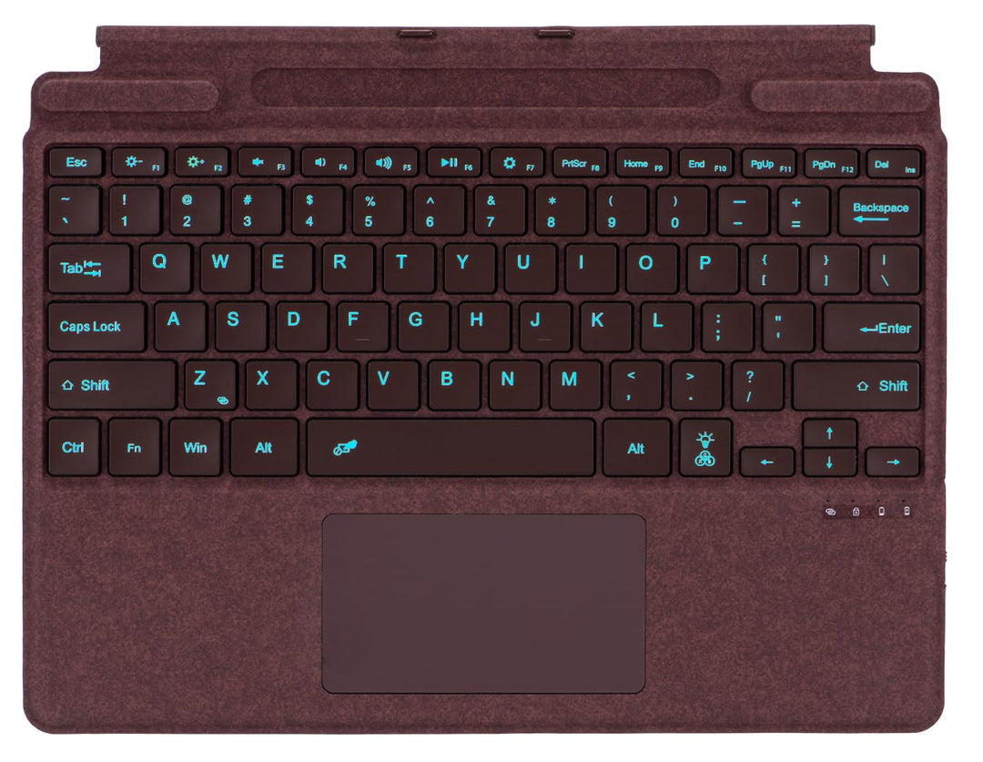 Bluetooth-Tastatur für Microsoft Surface Pro Copilot+ PC (11. Edition), kompatibel mit Pro 8 Pro 9 P