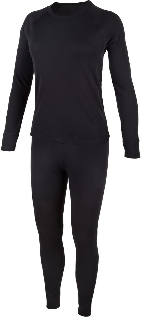 CMP Damen Damen-unterwäsche-Set aus Hemd und Hose Wäsche D46 Schwarz, D46 Schwarz