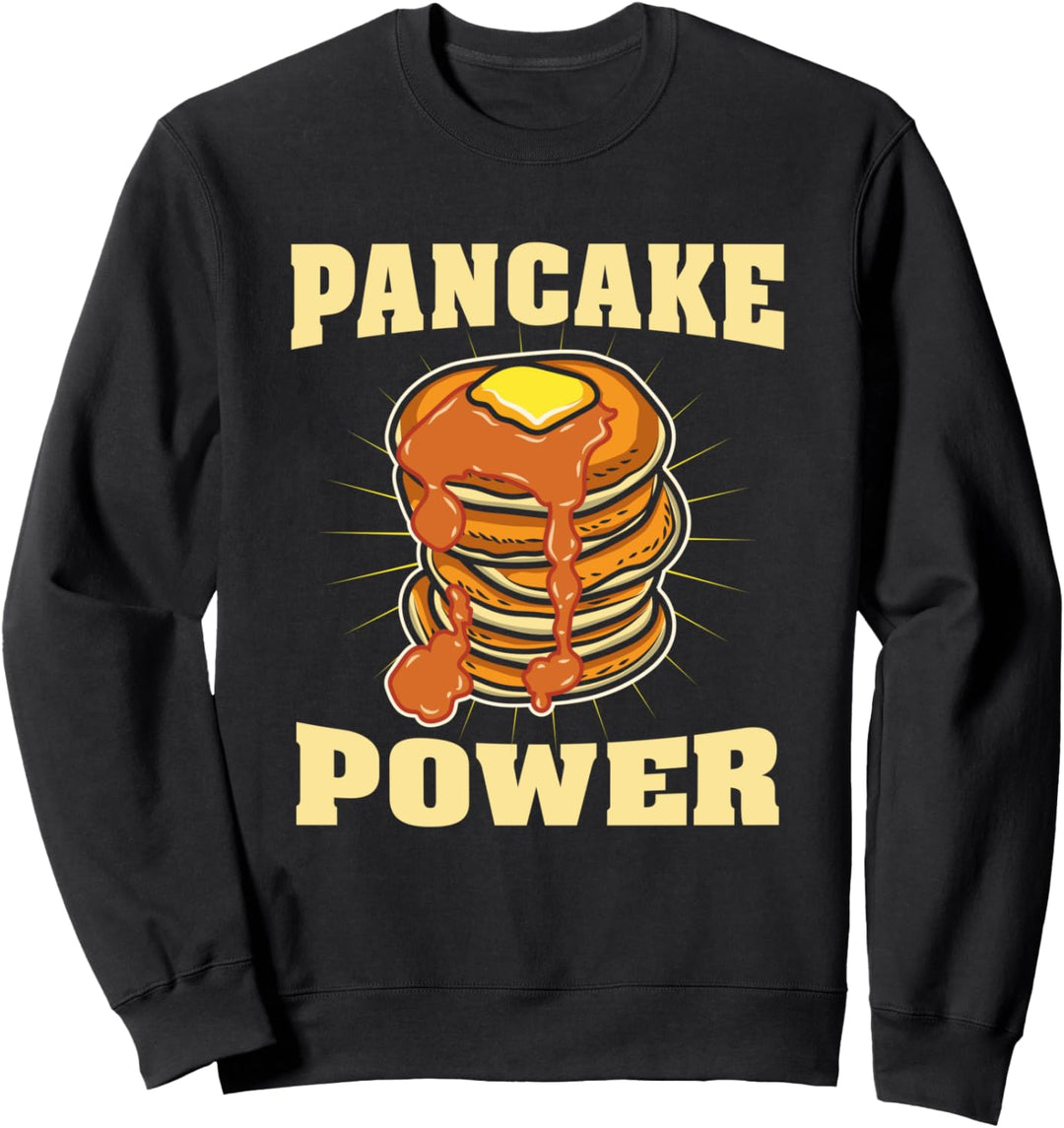 Pancake Power Muskelaufbau Protein Fitnessstudio Bodybuilder Sweatshirt