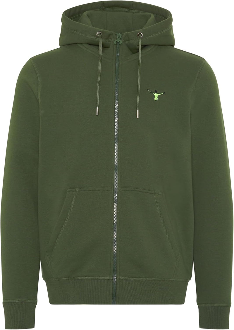 CHIEMSEE Sweatjacke mit Kapuze und Jumper-Motiven S 19-0417 Kombu Green, S 19-0417 Kombu Green