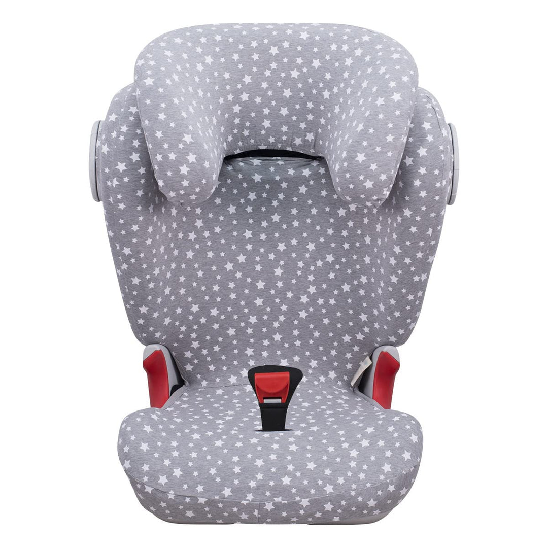 JYOKO KIDS Bezug kompatibel mit Römer KIDFIX II XP SICT, kidfix 2 S, Kidfix Z - Line (WHITE STAR, MI