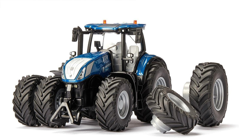 siku 6739, New Holland T7.315 Traktor, 1:32, Blau, Metall/Kunststoff, Ferngesteuert, Inkl. Bluetooth