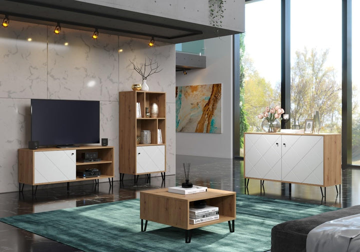 trendteam smart living - Couchtisch Wohnzimmertisch - Wohnzimmer - Touch - Aufbaumass (BxHxT) 60 x 3