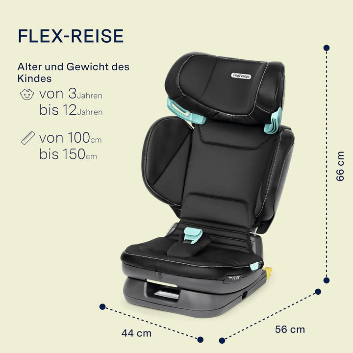 Peg Perego Viaggio Flex Autositz ISOFIX mit fortschrittlicher Technologie, verstellbar, klappbar, ve