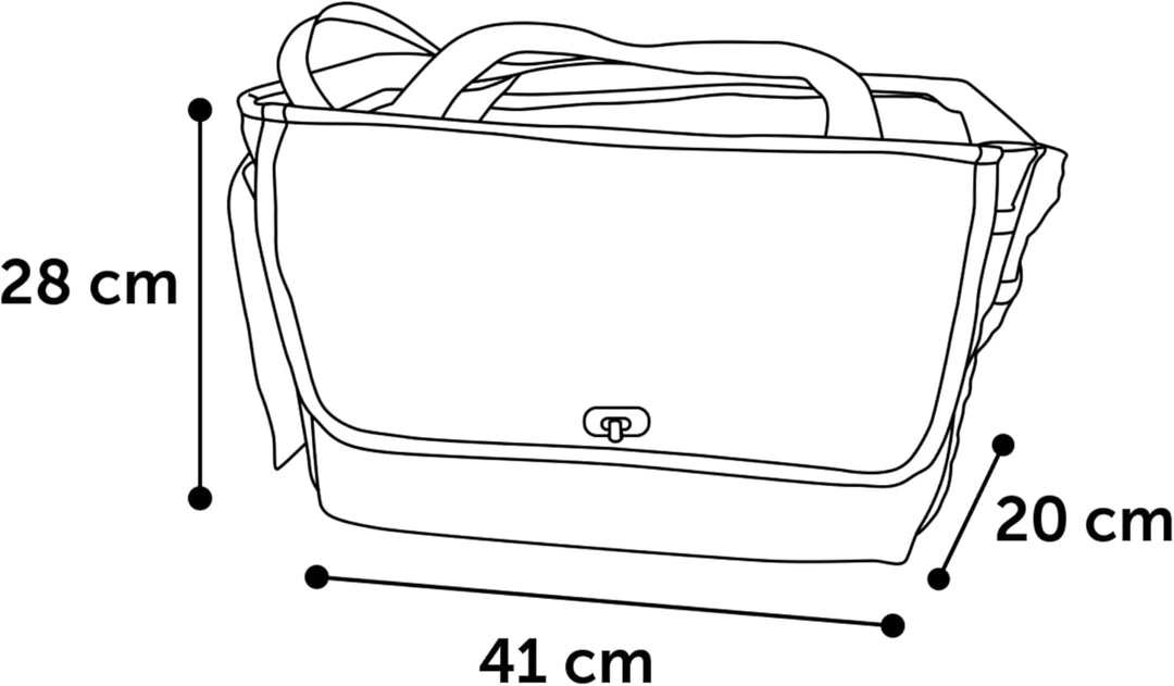 Hundetasche - Tragetasche Noenie Schwarz – 41x20x28cm – Polyester – Öffnungen Oben/seitlich – Belüft