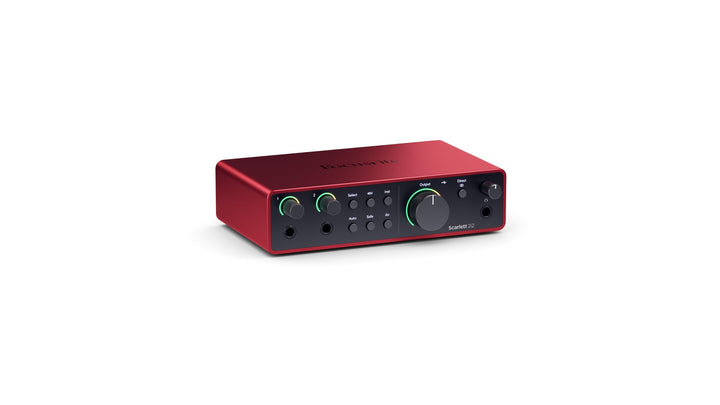 Focusrite Scarlett 2i2 4. Gen USB-Audio-Interface, Komposition, Streaming und Podcasting — Aufnahmen
