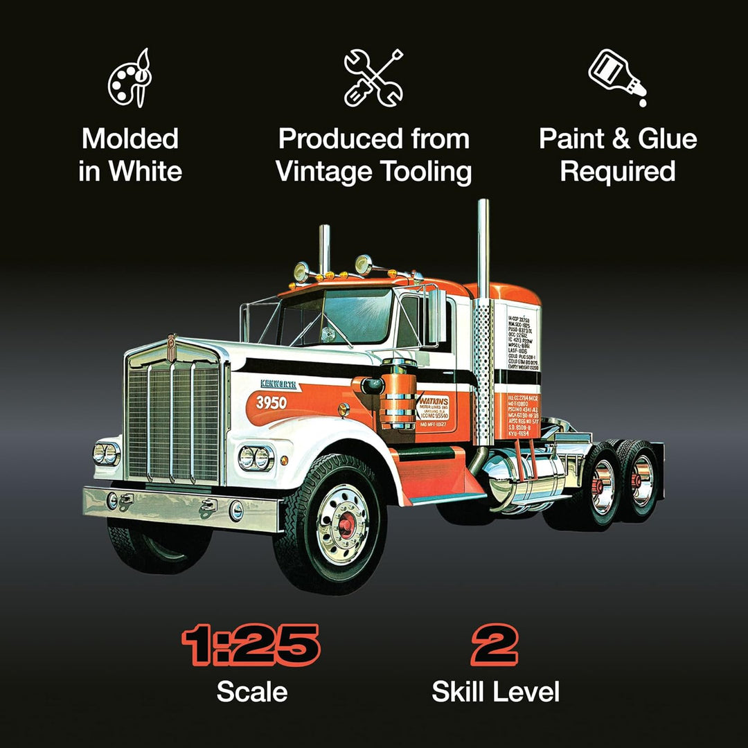 Round2 AMT1021/06 1/25 Kenworth W925, Mehrfarbig