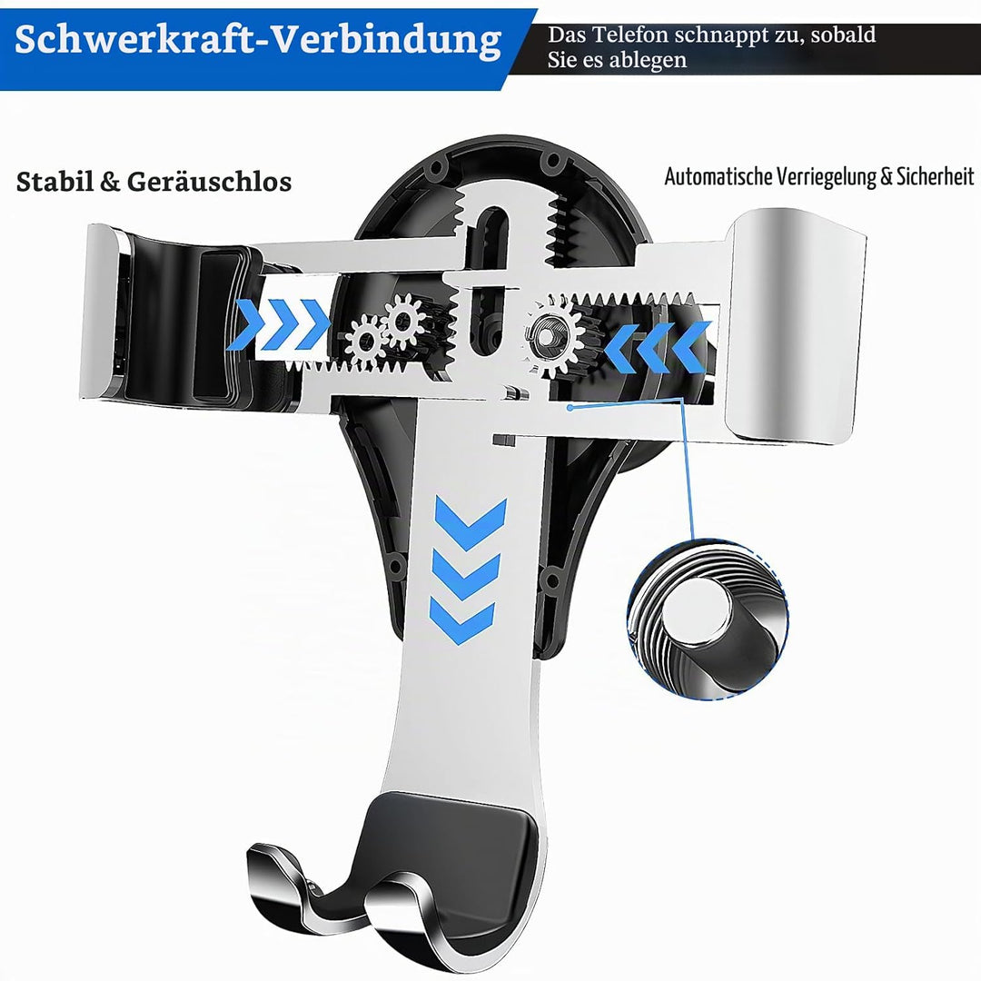 Handyhalterung Auto, Car Phone Holder, Holder Phone Mount Verstellbarer Blickwinkel, 360° Drehbar KF