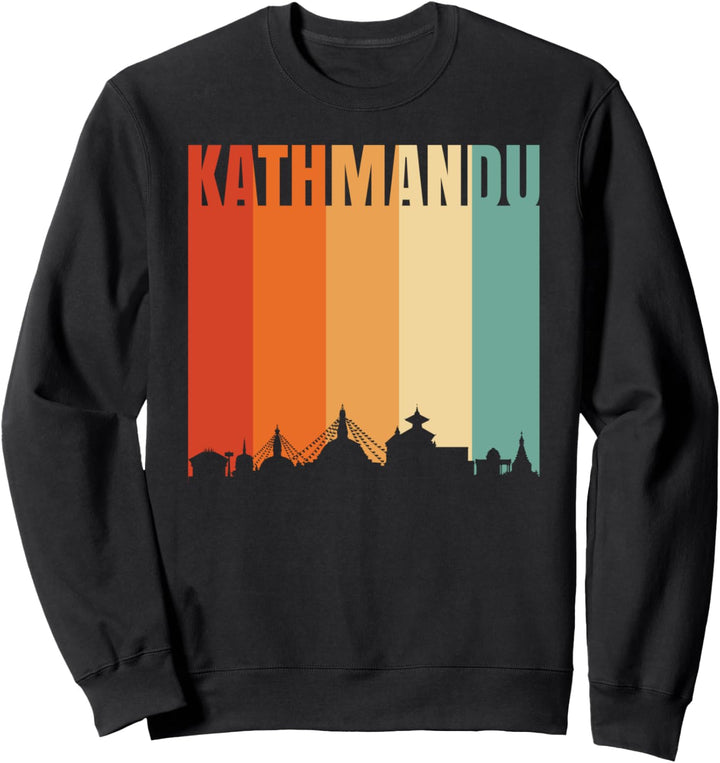 Skyline von Kathmandu Sweatshirt