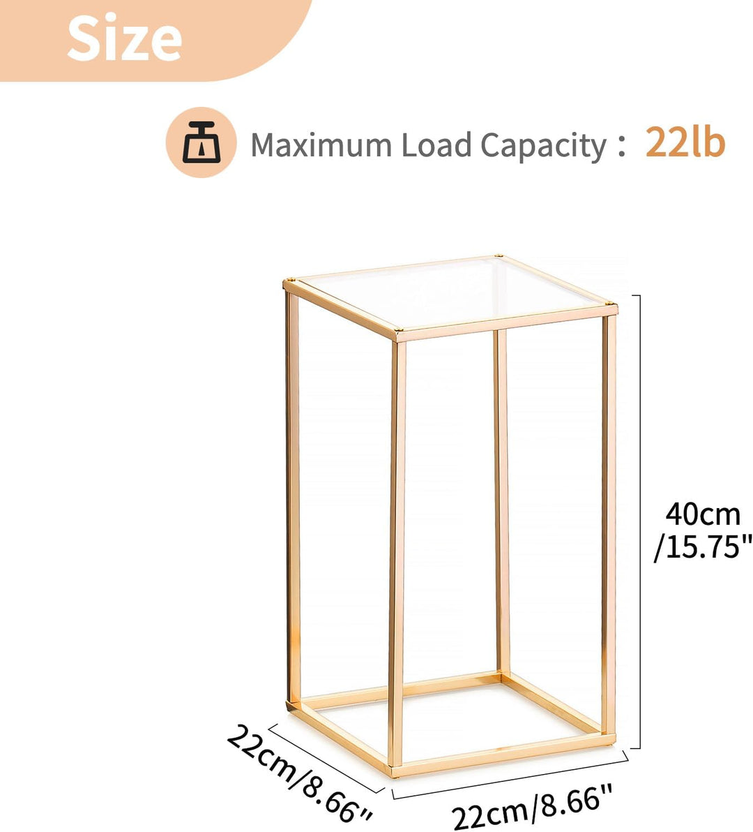 Nuptio 2 Stück Metall Blumenboden Vase Blumenständer Geometrische Mittelstücke Vase für Tische, 40cm