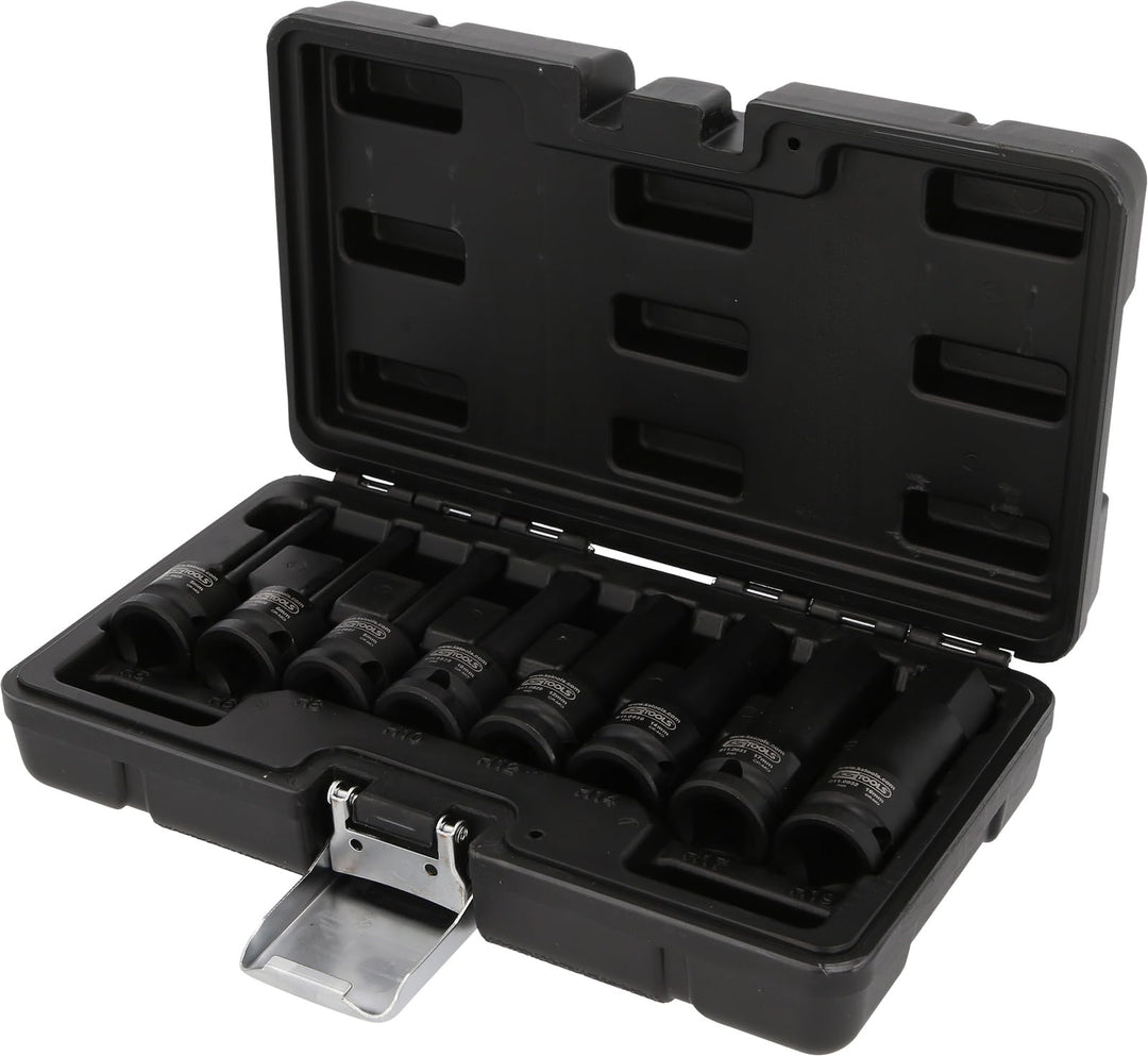 KS Tools 1/2'' SECHSKANT-KRAFTBITNuss-SATZ 8tlg 5-6-8-10-12-14-17-19mm