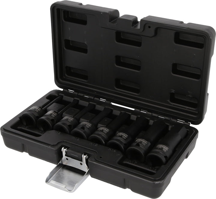 KS Tools 1/2'' SECHSKANT-KRAFTBITNuss-SATZ 8tlg 5-6-8-10-12-14-17-19mm