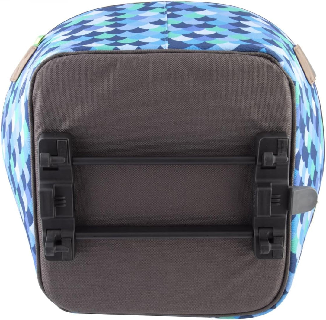 Racktime Unisex – Erwachsene Agnetha Fahrradkorb 1size Blau, 1size Blau