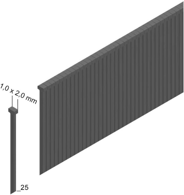 Prebena 2P-J50SDS Luftdruck Druckluftnagler 5-7 bar im Transportkoffer + Prebena Stauchkopfnägel Bra