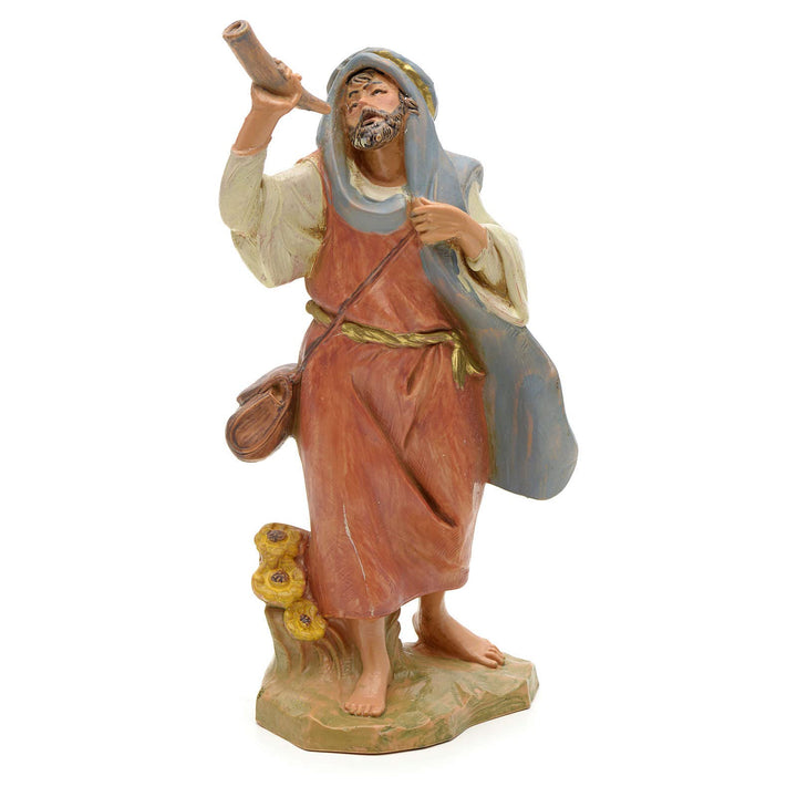 Holyart Schäfer Künstler Fontanini, mit Geweih, 12 cm