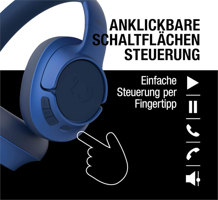 Fresh 'n Rebel Clam Core Bluetooth kopfhörer Over Ear mit ENC-Mikrofon (perfekte Anrufe), Kabellose