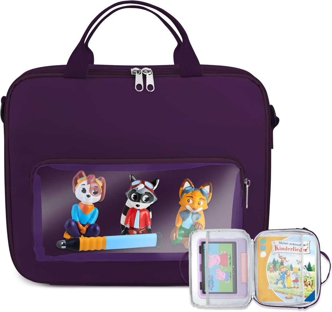 Gaga city Sammel-Mäppchen für Edurino Stift und Figur, Tragetasche für 8 bis 10 Zoll Kinder Tablet,