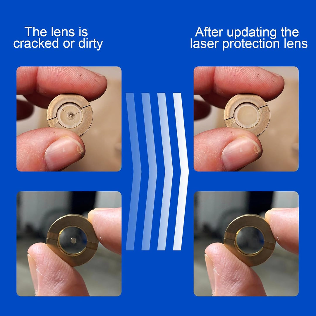 Dofiki 8mm Ersatz-Laserlinse für Master 3 Lasergravierer (3 Stück), 8mm