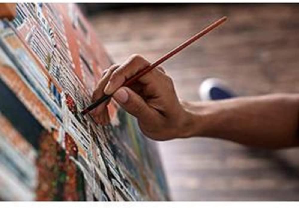 Clairefontaine 975212C Packung (mit 10 Blatt Leiwand zum Bemahlen Sandkorn, 210g, kopfgeleimt, DIN A