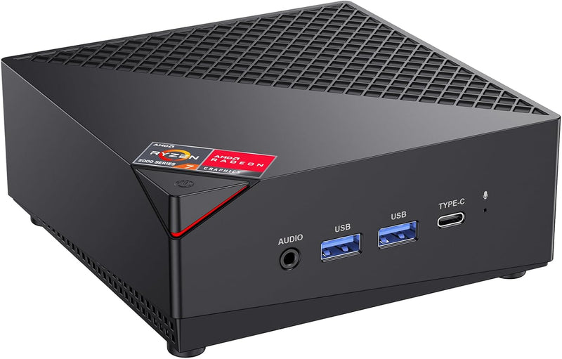 ACEMAGICIAN AM06 Pro Mini PC, AMD Ryzen 7 5700U (8C/16T, bis zu 4.3Ghz),32GB DDR4 512GB M.2 SSD Mini