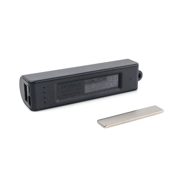 PowerBank mit Diktiergerät - 16 GB Speicher - USB - MP3 Audio - Mono Mikrofon - 3,5 mm Kopfhöreransc
