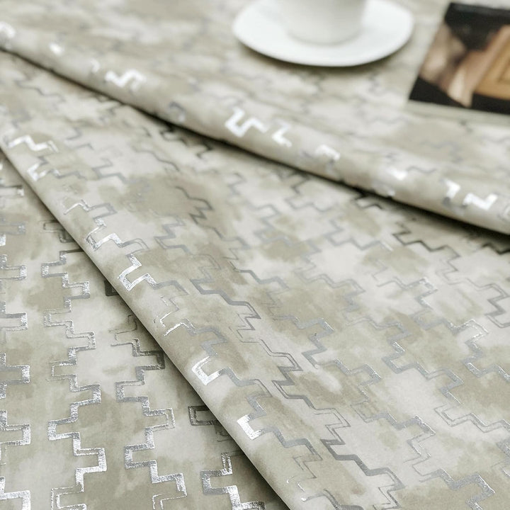 always4u 100% Blickdicht Vorhang Elegante Gardinen mit Muster Verdunkelung Schallschutz Thermogardin