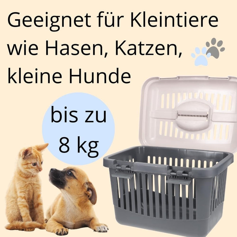 Transportbox Oben Öffnen Hunde Katzen Kleintier Transport Box Katzenbox Hundebox Open Top Stressfrei