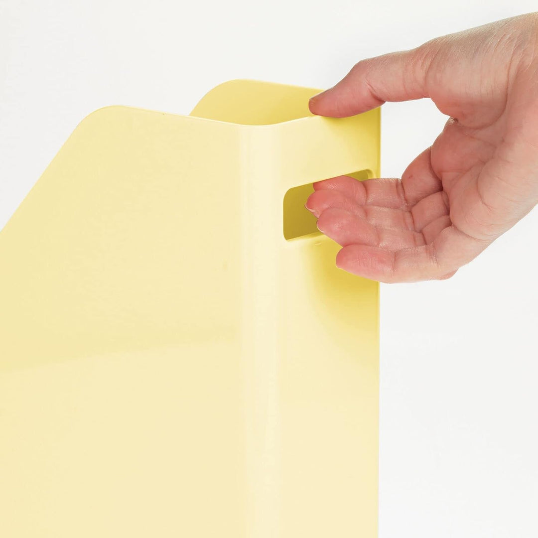 mDesign 8er-Set Stehsammler für Zeitschriften, Akten oder Umschläge – Zeitschriftenhalter aus Kunsts