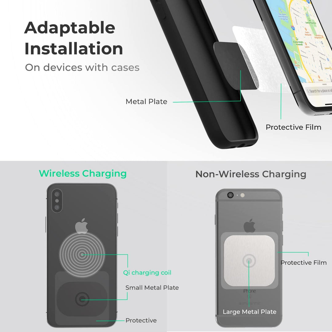 iOttie iTap 2 Magnetic Air Vent Car Mount Halterung für iPhone XS Max R 8 Plus 10 W für Samsung Gala