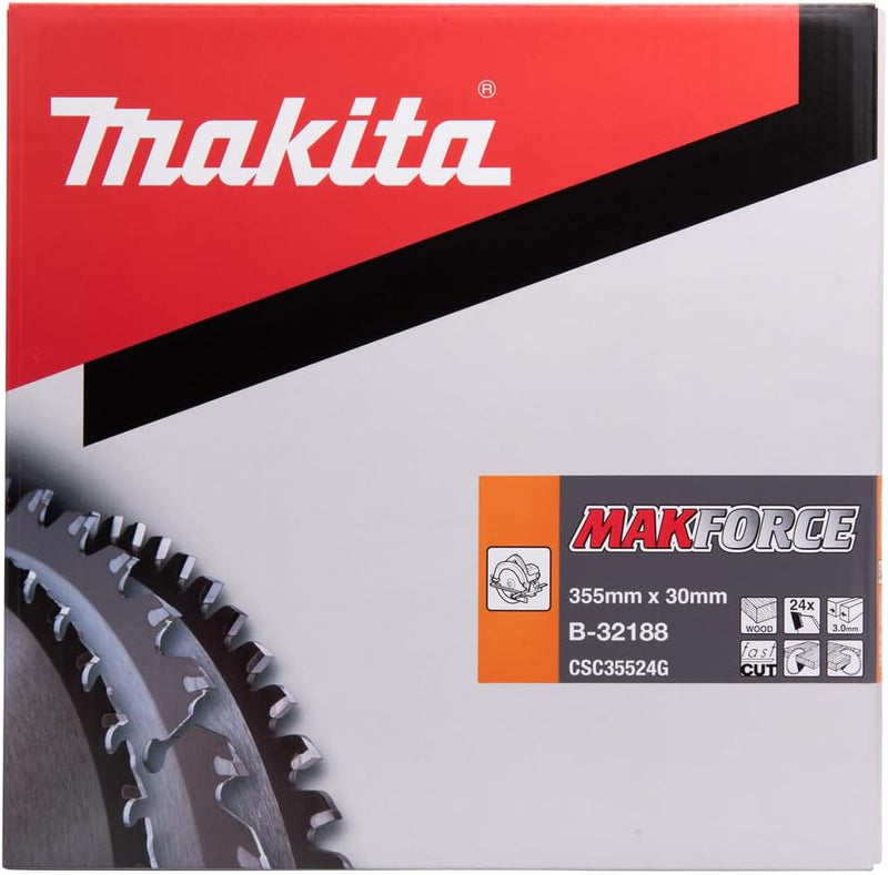 Makita MakForce Saegeblatt, 355 x 30 mm, 24Z, B-32188