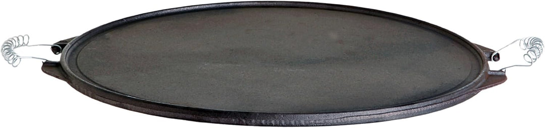 Paella World International Gusseisengrillplatte Light, Schwarz, Ø 42 cm, Ø 42 cm