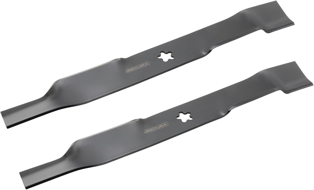 SECURA 2x 49cm Messer Set kompatibel mit Husqvarna Electrolux LT LTH AYP 100 112 120 125 131