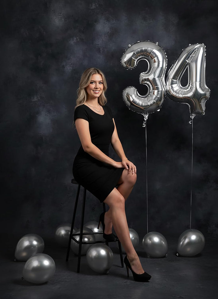 Kate Dunkler Abstrakter Fotografie-Hintergrund 6.5x10ft/2x3m Textur Portrait-Fotohintergründe Schwan