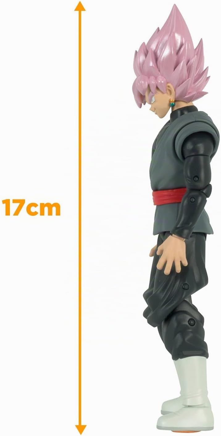 BANDAI – Dragon Ball Super – Dragon Star Figur 17 cm – Super Saiyan Rosé Goku Black – 35866, Super S