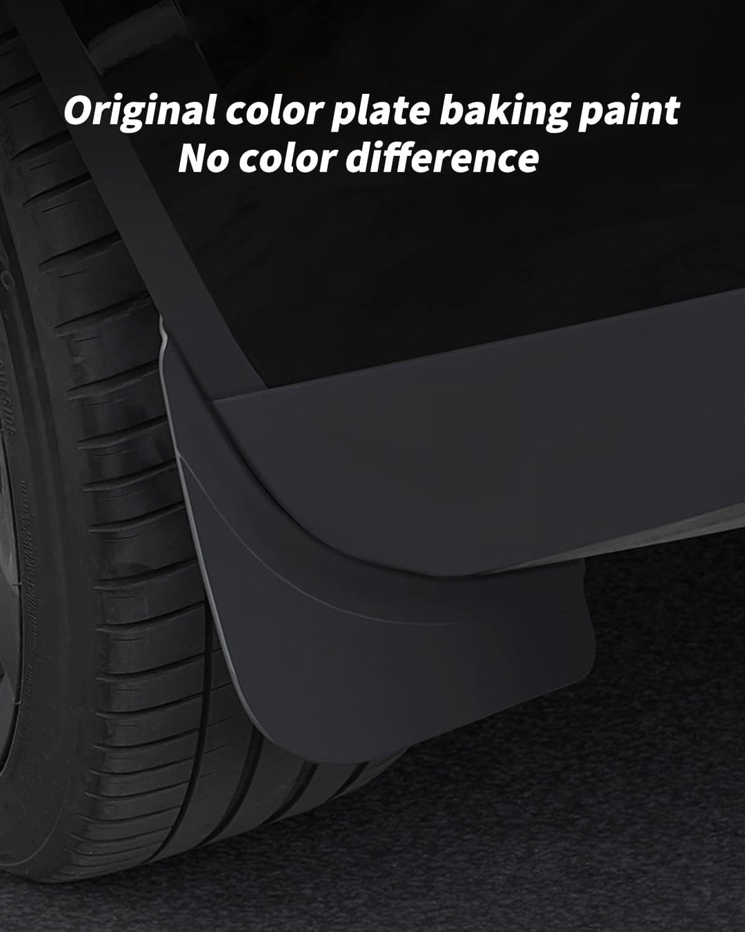 KKTR-CAR Tesla Model Y Spritzschutz, Auto-Spritzschutz, Kotflügel vorne hinten mit Schrauben, kein B