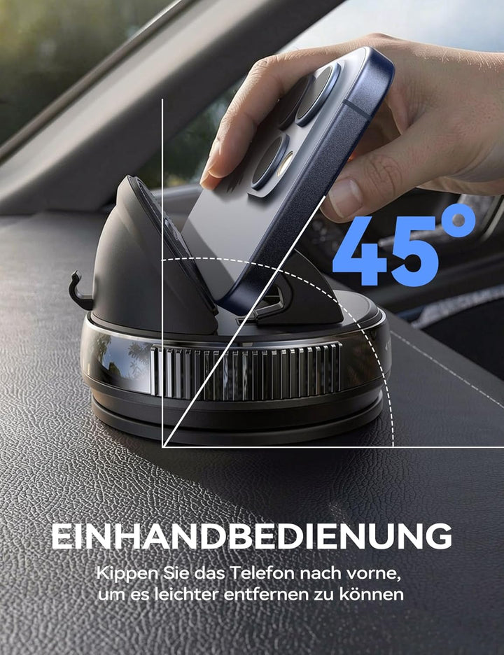 JOYROOM Handyhalterung Auto Armaturenbrett [Gel & Saugnapf] Universelle Handy Halterung Auto kompati