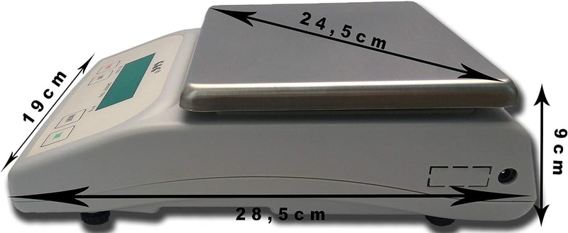 G&G KF15kg /1g Briefwaage Feinwaage Tischwaage Präzisionswaage LED (KF-15KA) KF 15KA, KF 15KA