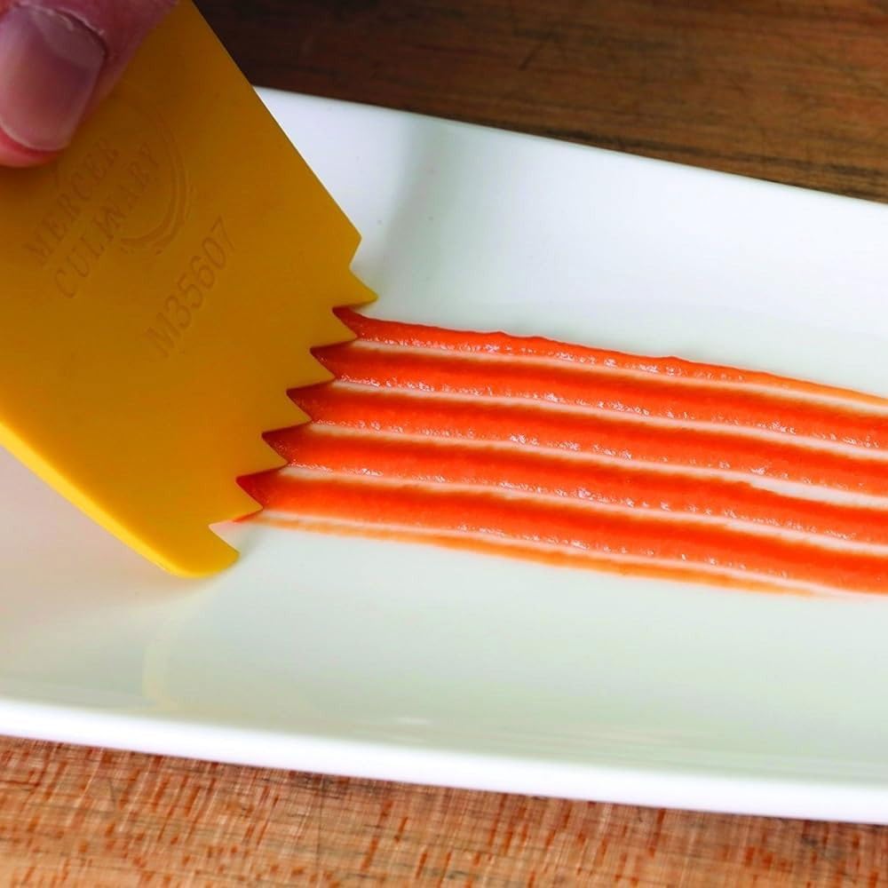Mercer Culinary Silicone 8 Piece Plating Wedge Set, Multicolor Silikonkeil-Set, 8-teilig, Silikonkei