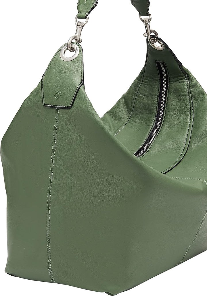 Liebeskind Damen Liza Hobo L Palm Green, Palm Green