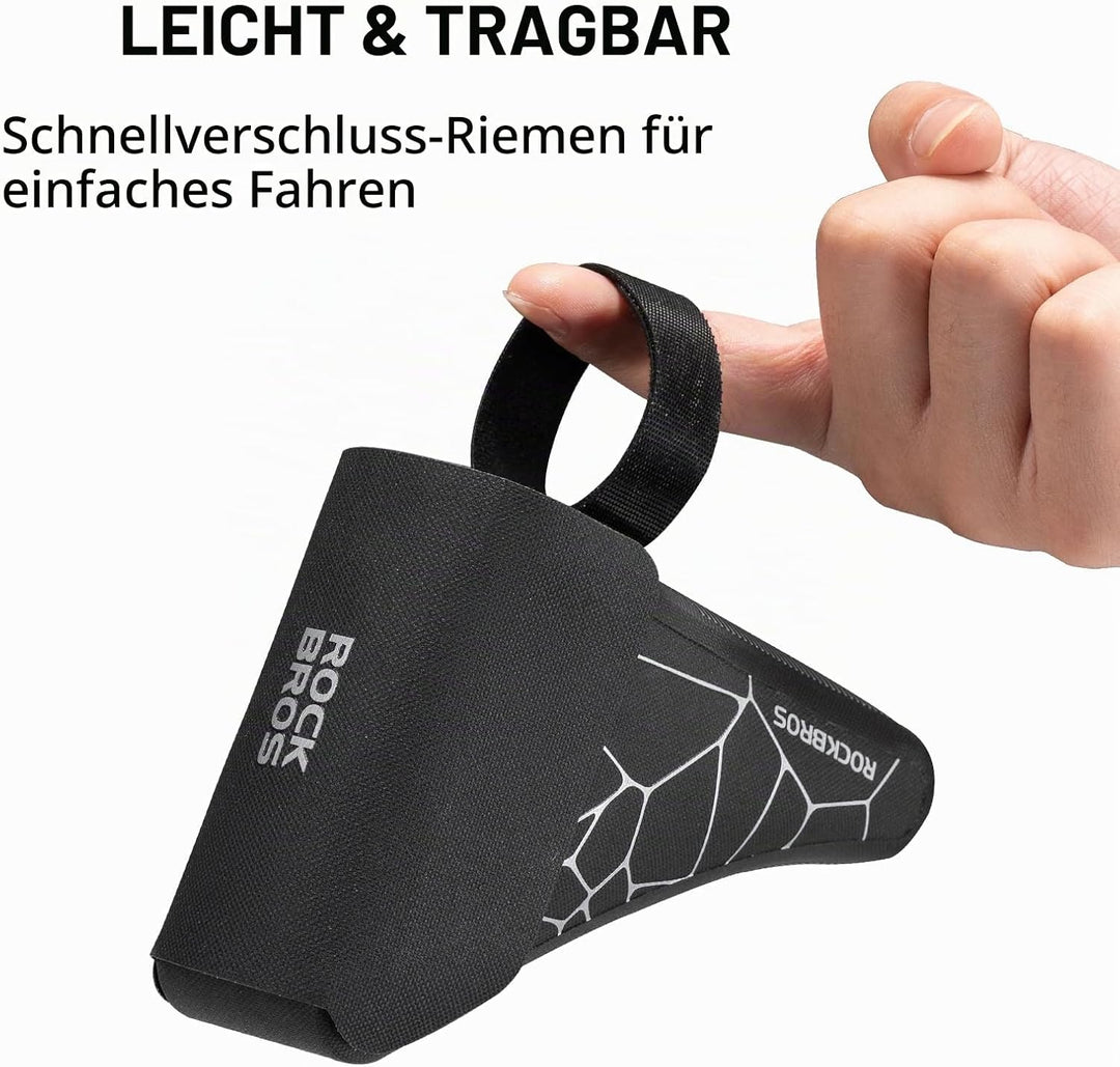 ROCKBROS Triangle Fahrrad Werkzeugtasche für Brompton Fahrrad Dreiecktasche wasserdichte Rahmentasch