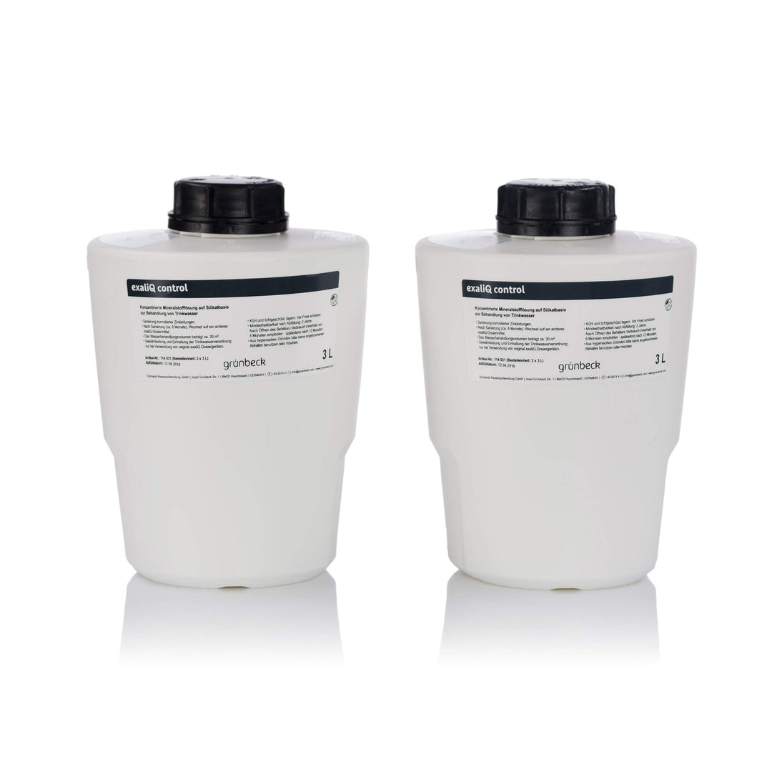 Grünbeck Mineralstofflösungen exaliQ 2 x 3 Liter, Grünbeck Mineralstofflösungen:exaliQ control, exal