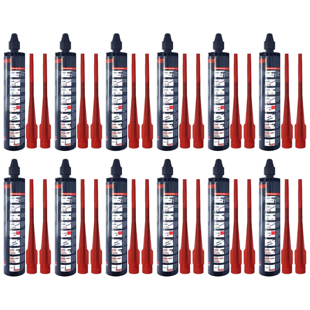 12x Remstaler VERBUNDMÖRTEL 300ml | -HÖCHSTE QUALITÄT- made in GERMANY | Injektionsmörtel | Montagem