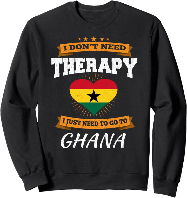 Ghana Flagge I Urlaub Ghana Sweatshirt