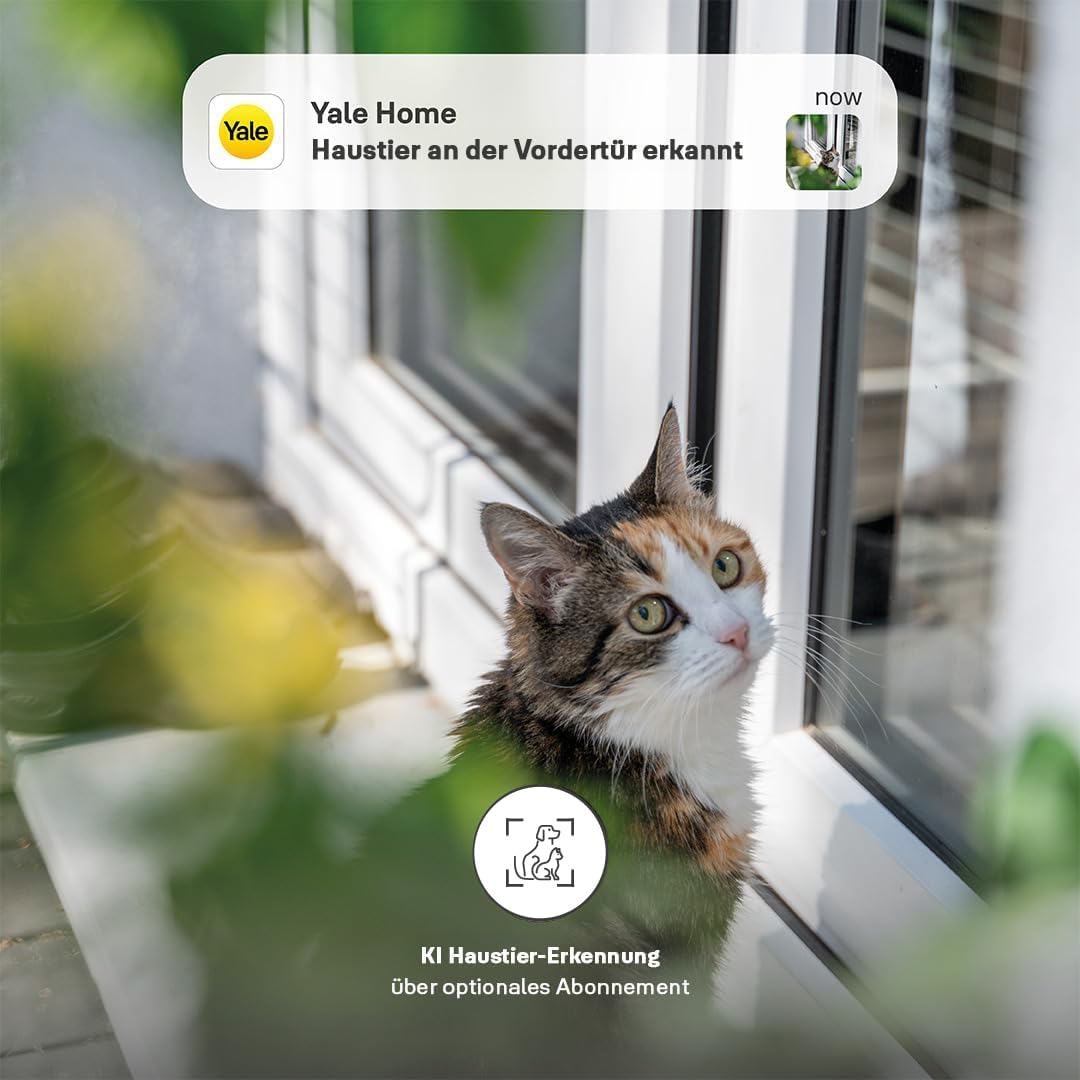 Yale - Smart Video-Türklingel - Full HD Live Ansicht &amp; Zwei-Wege-Audio - Bewegungsaufzeichnungen | A