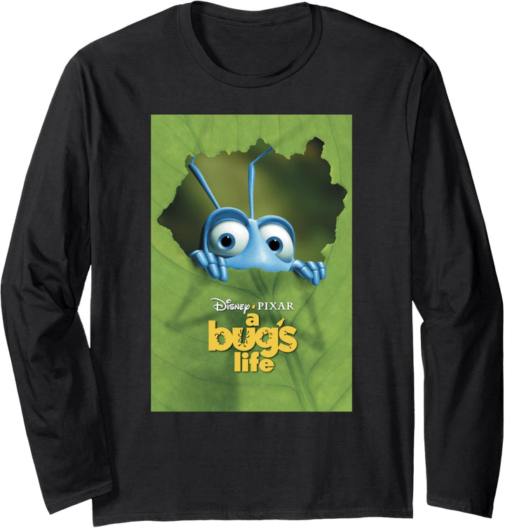Disney Pixar A Bug's Life Flik Leaf Poster Langarmshirt