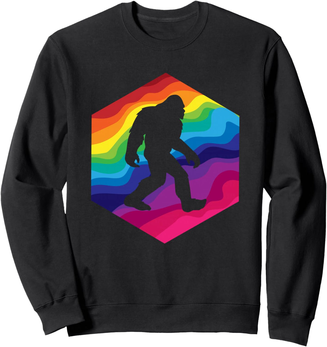 LGBT Gay Lesbian Pride Flagge Big Foot Pride Monat Sweatshirt