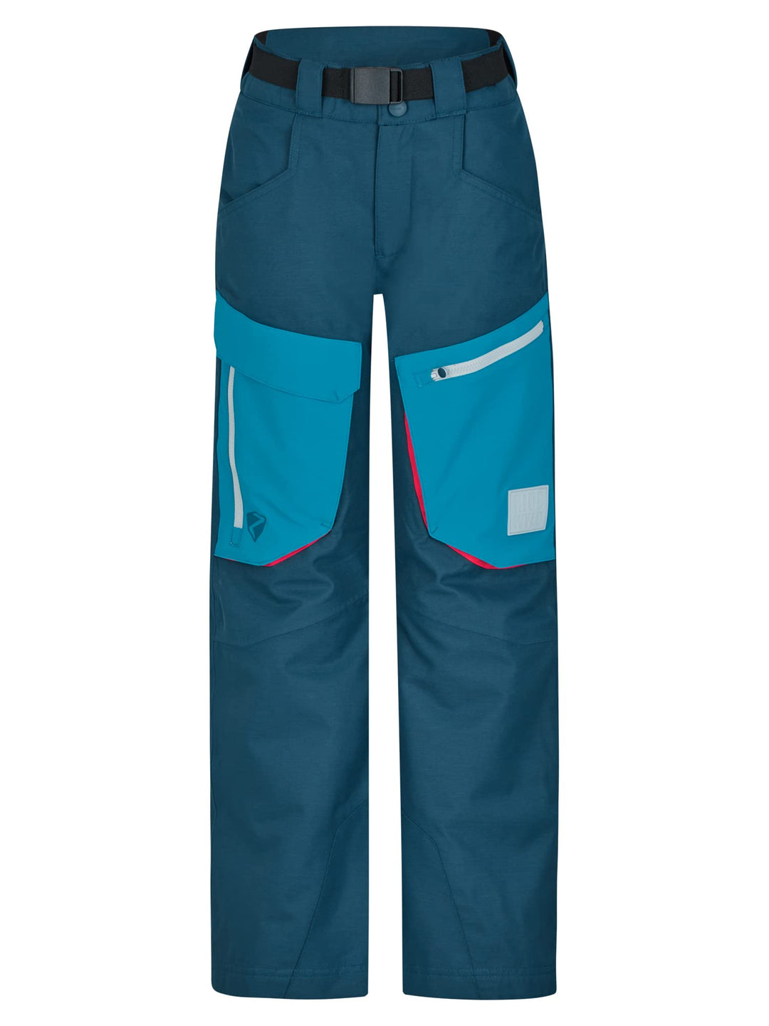 Ziener Jungen Ski-Hose, Schnee-Hose | wasserdicht, Winddicht, warm Akando 104 Hale Navy Stru, 104 Ha