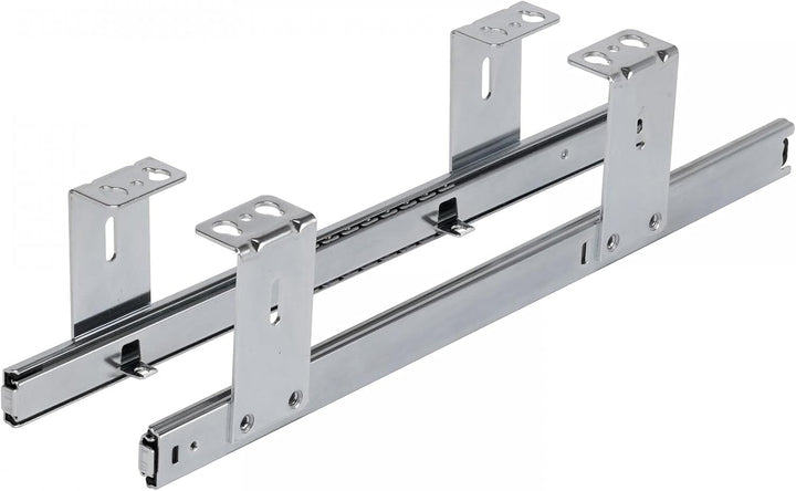 FIX&amp;EASY Tastaturauszug mit Tastaturablage 800X400mm ahorn Dekor, Auszugschienen verzinkt 400mm mit
